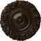 Ekena Millwork Marseille Ceiling Medallion (Fits Canopies up to 7 3/8"), Hand-Painted Bronze, 21"OD x 2"P CM21MABZS - alternate 1